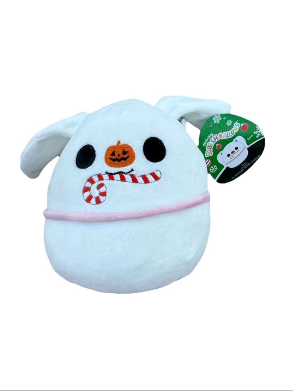 Squishmallow Nightmare Before Christmas
Candy Cane Zero 8 inch NEW with Tags